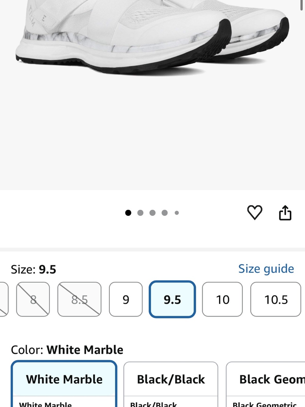 White Marble Women’s spin shoes  Sneakers tiem